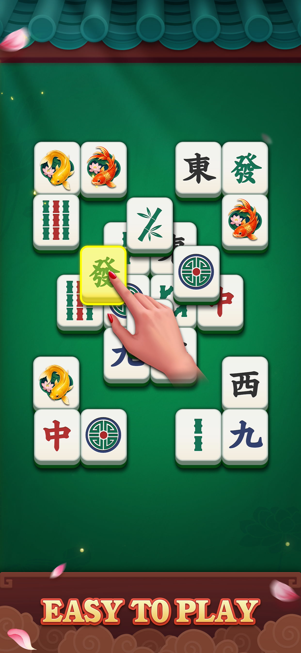 Mahjong Koi Match game screenshot 2